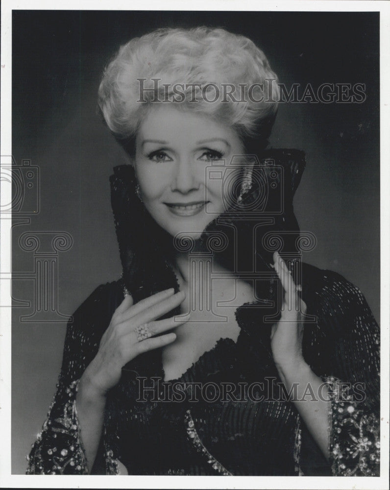 1990 Press Photo Actress, Debbie Reynolds for a role - Historic Images