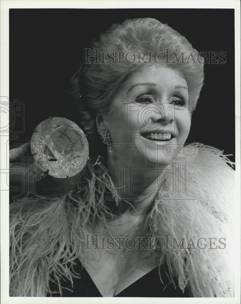 1986 Press Photo  Debbie Reynolds in &quot;The Unsinkable Molly Brown&quot; - Historic Images