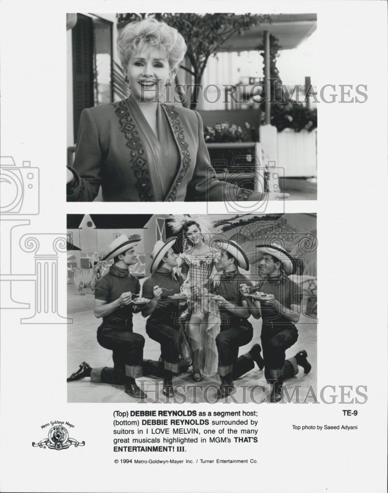 2001 Press Photo  Debbie Reynolds  &quot;That&#39;s Entertainment&quot; - Historic Images