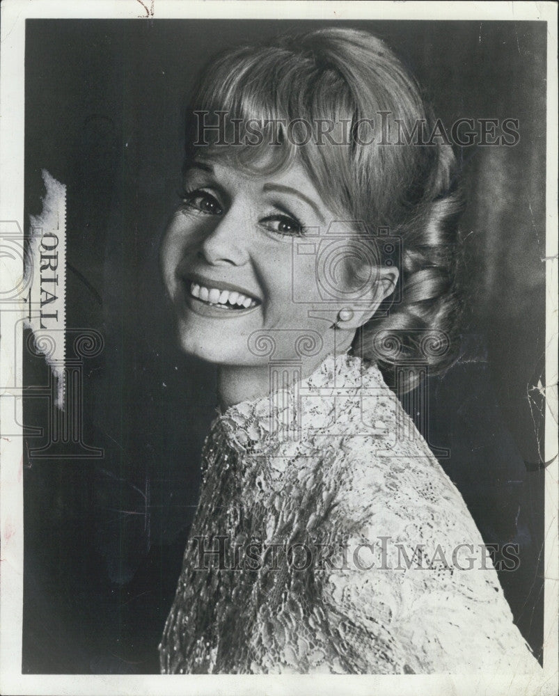 1974 Press Photo Actress Debbie Reynolds - Historic Images