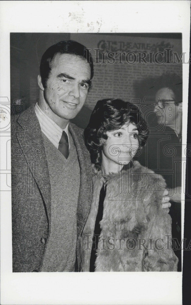 Press Photo Actors Burt Reynolds And Sally Field Stars O &quot;Smokey And The Bandit&quot; - Historic Images