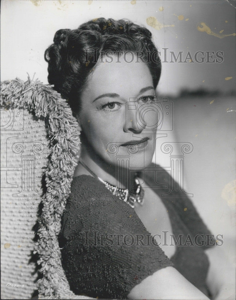 1951 Press Photo Actress Anne Revere "The Great Missouri Raid"  Academy Award - Historic Images