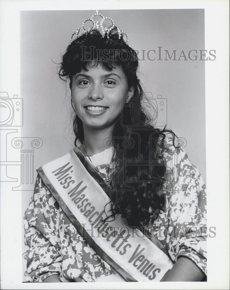 Press Photo Debbie Reyes Miss Massachusetts Venus - Historic Images