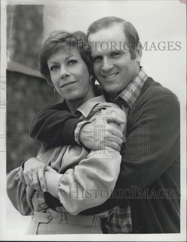 1978 Press Photo Carol Burnett &amp; Charles Grodin  on TV - Historic Images