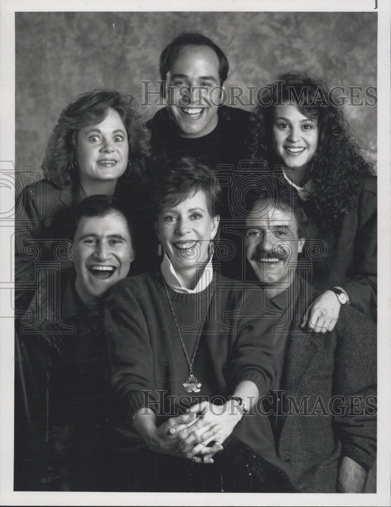 1990 Press Photo Actress Carol Burnett And Cast &quot;Carol &amp; Company&quot; Richard Kind - Historic Images