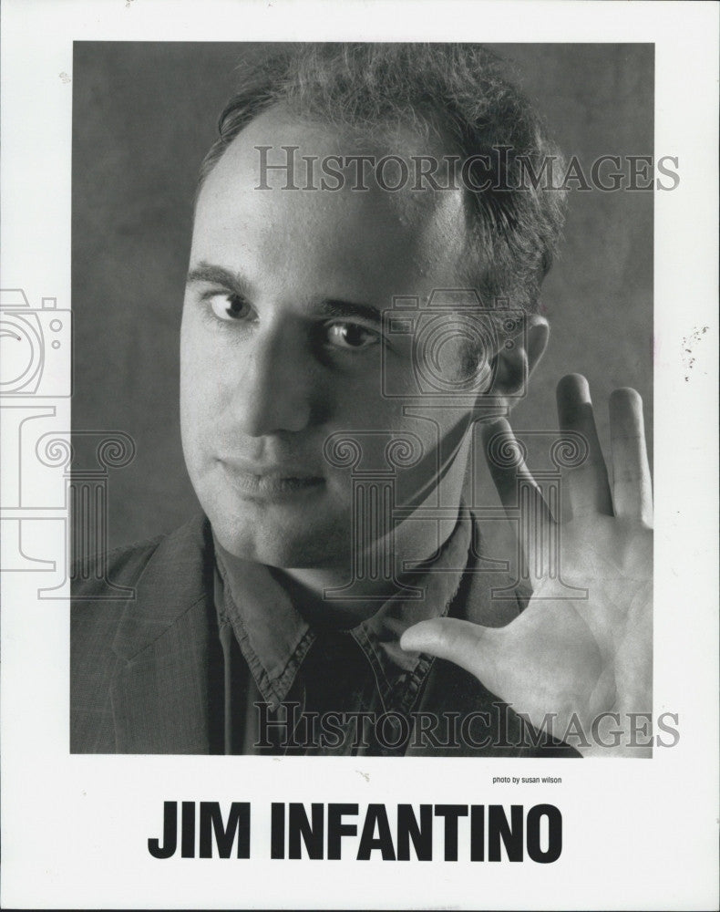 1995 Press Photo Boston Singer Jim Infantino - Historic Images