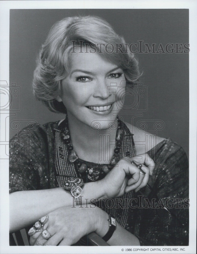 1986 Press Photo &quot;The Ellen Burstyn Show&quot; starring Ellen Burstyn - Historic Images