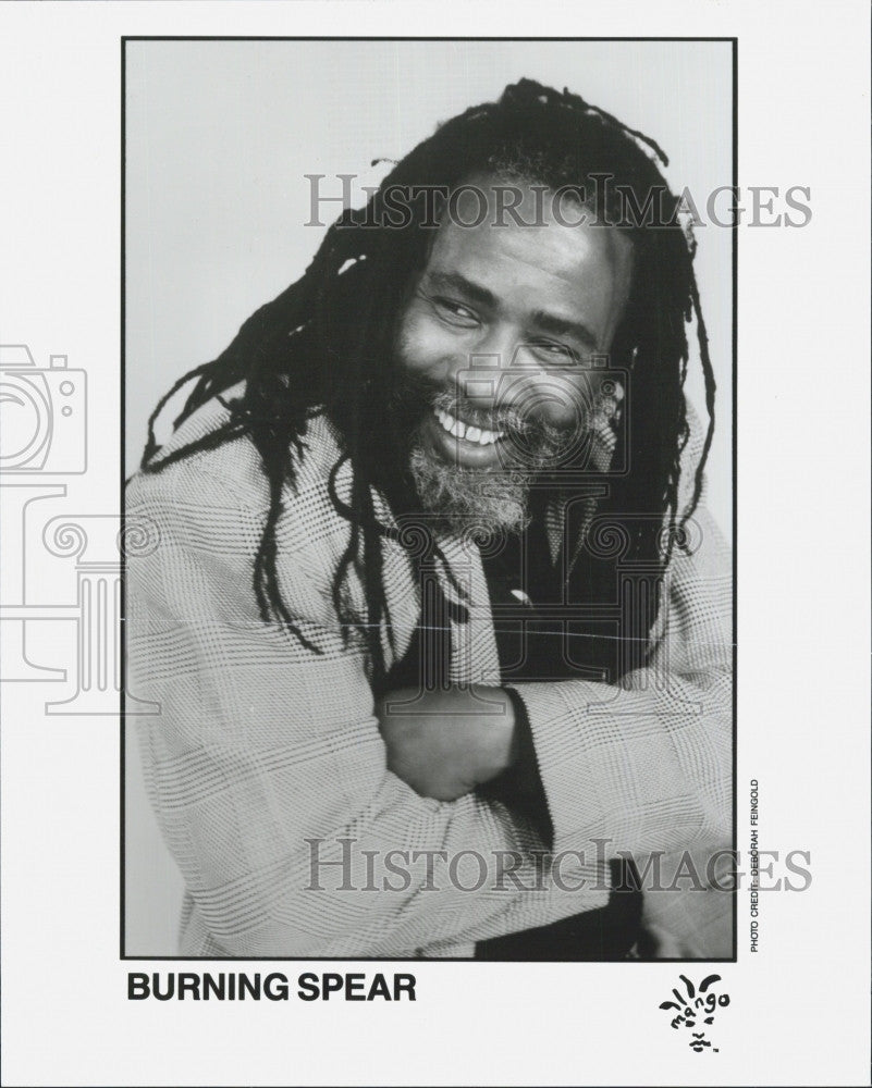 Press Photo Musician Burning Spear - Historic Images