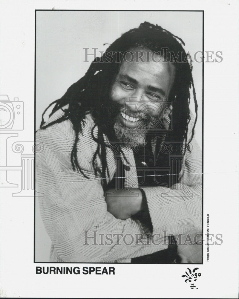 Press Photo Musician Burning Spear - Historic Images