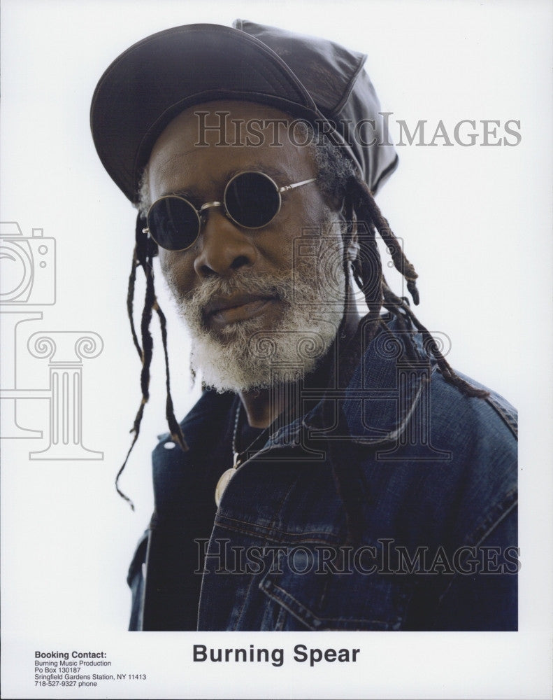 Press Photo Musician Burning Spear - Historic Images