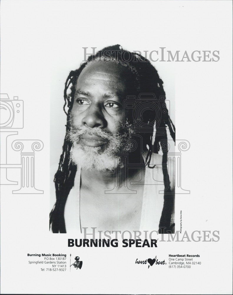 1997 Press Photo Musician Burning Spear - Historic Images