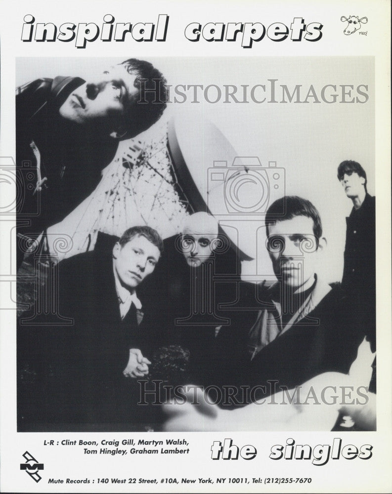 Inspiral Carpets Alternative Rock Band Mute Records The Singles 1995 ...