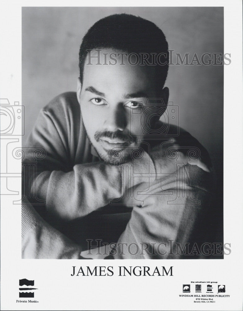 1999 Press Photo American Soul Musician And Singer James Ingram - Historic Images