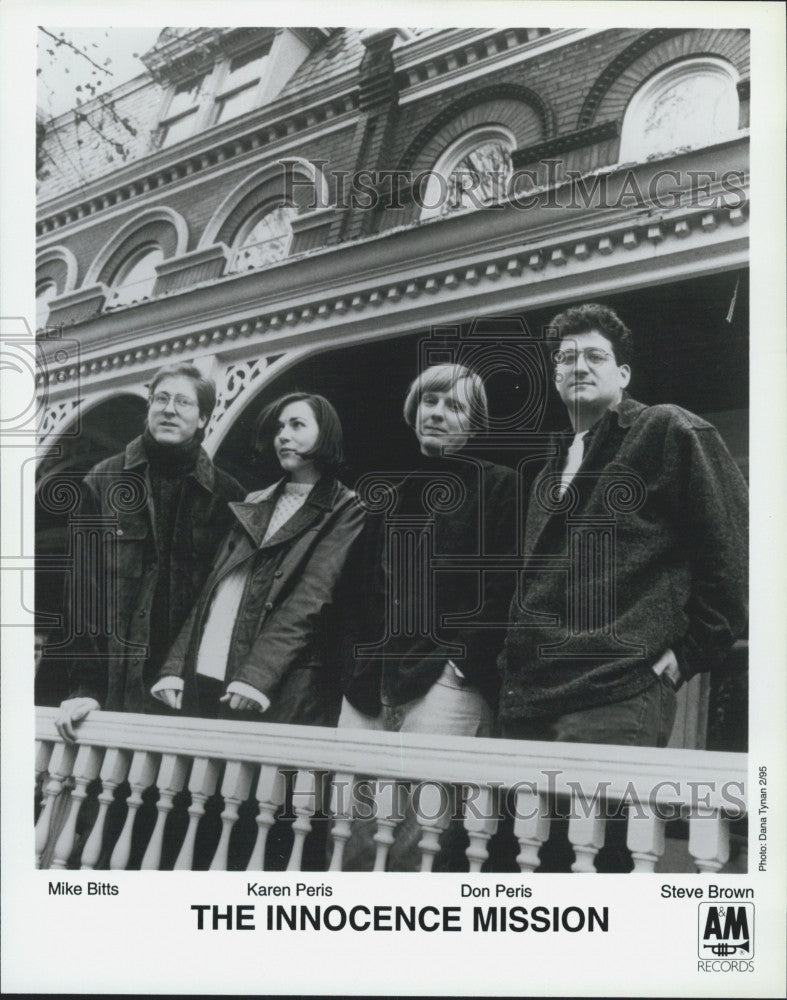 1995 Press Photo American Alternative Rock Band The Innocence Mission - Historic Images