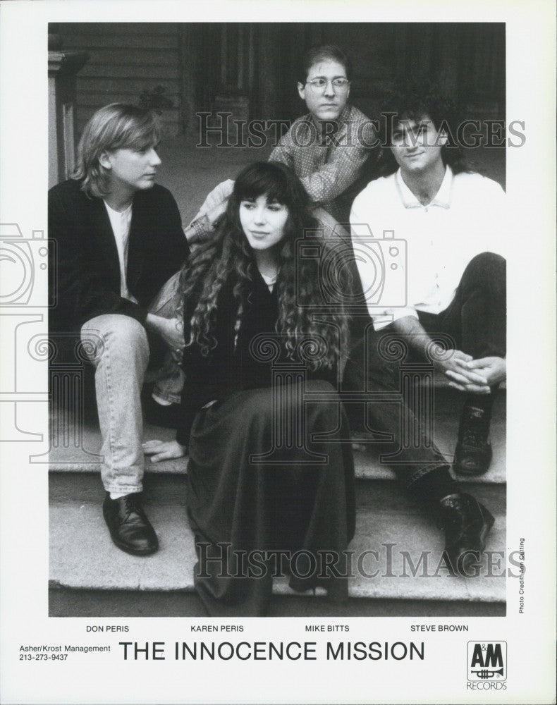 Press Photo &quot;The Innocence Mission&quot; American Alternative Rock Band - Historic Images