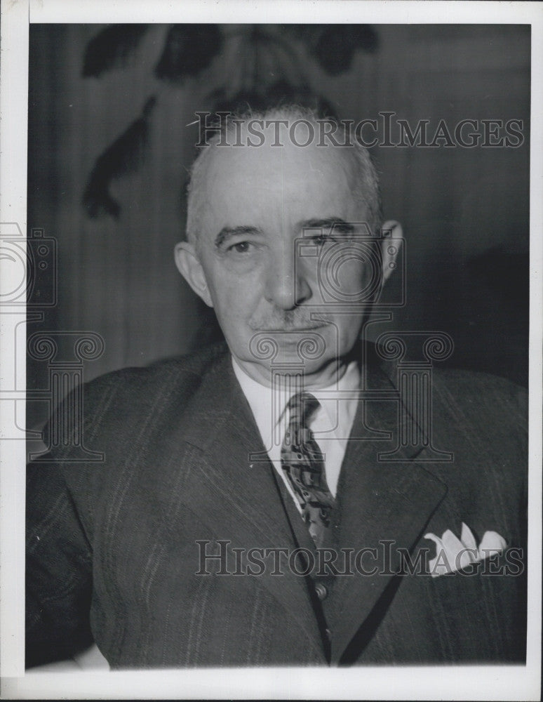 1946 Press Photo President Of Turkey Ismet Inonu At Home In Ankara, Turkey - Historic Images