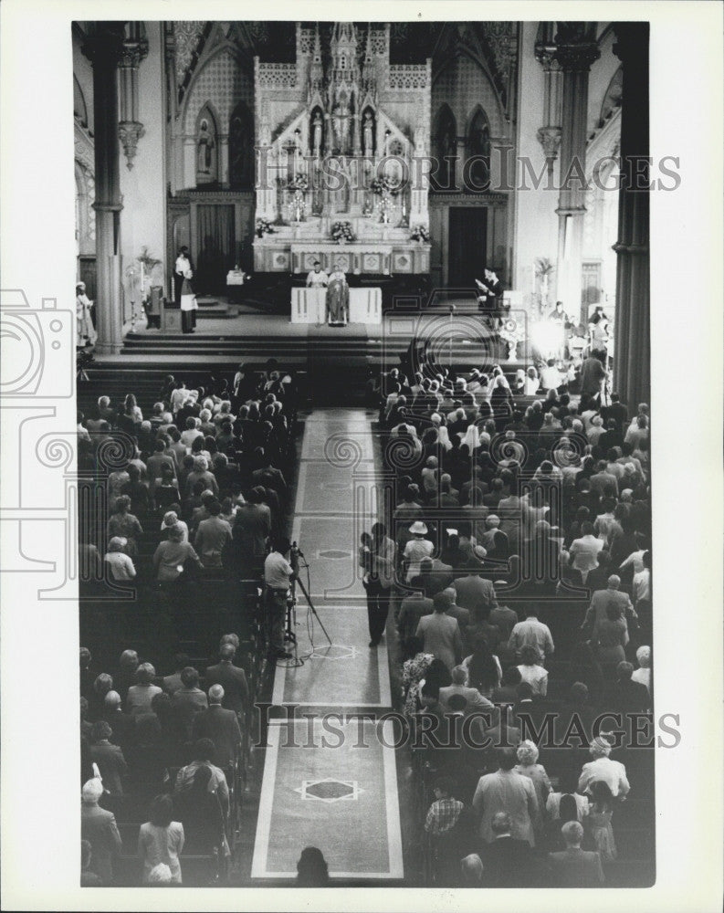 1993 Press Photo Mass at the Catherdral for  the Cardinal - Historic Images