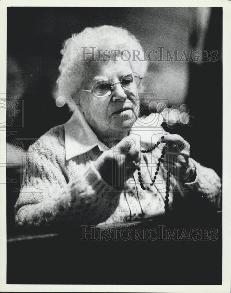 1983 Press Photo  St Anthony&#39;s Mass for death of Cardinal Medeiros in Mass. - Historic Images