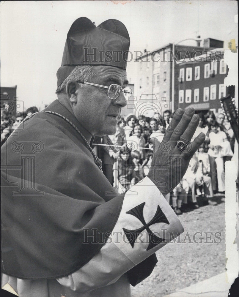 1978 Press Photo Cardinal Medieros Attends Mass At St Anthony&#39;s Church - Historic Images