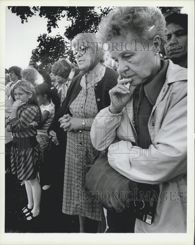 1983 Press Photo Funeral of Carinal Medeiros in Boston - Historic Images