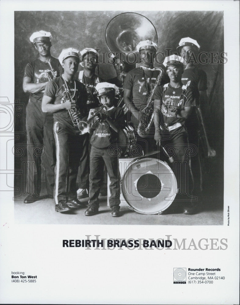 Press Photo New Orleans&#39; &quot;Rebirth Brass Band&quot; Rounder Records - Historic Images