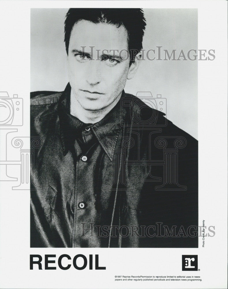 1997 Press Photo Musician, &quot;Recoil&quot; on Reprise label - Historic Images