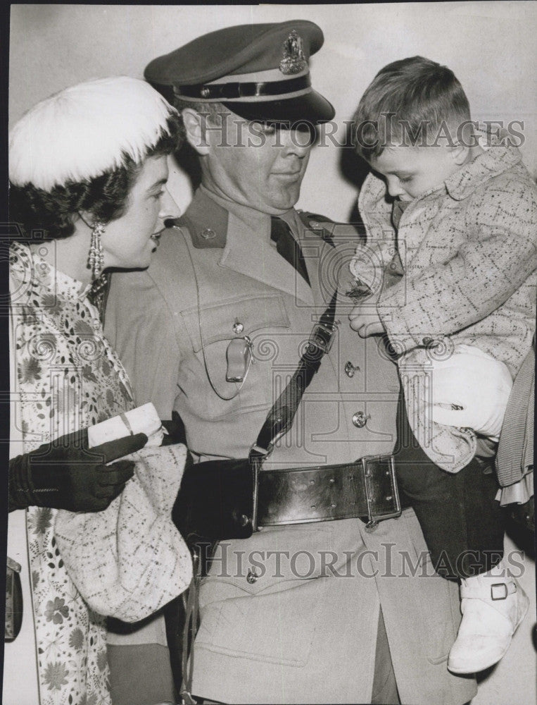 1959 Press Photo State Trooper Paul Ready With His Family - Historic Images