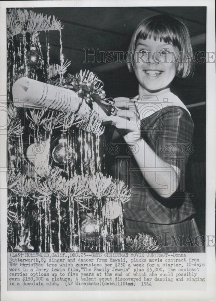 1964 Press Photo Donna Butterworth in &quot;The Family Jewels&quot; - Historic Images