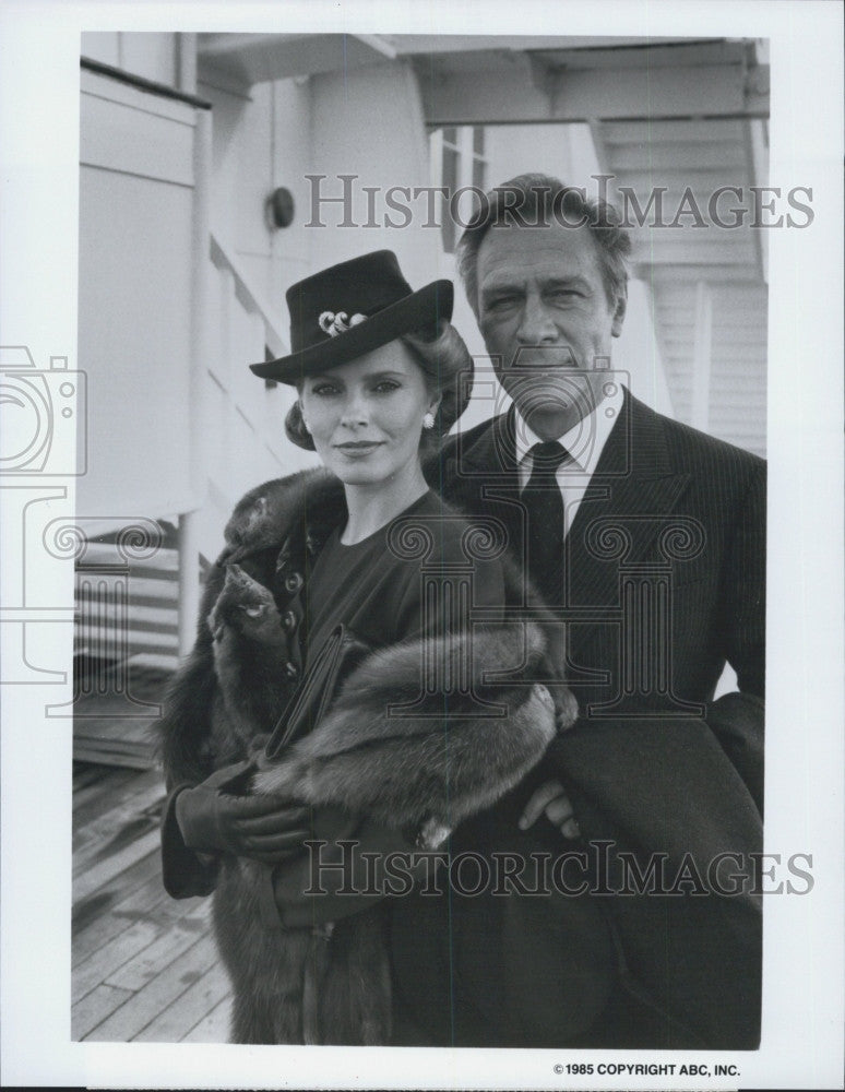 1986 Press Photo  Cheryl Ladd &amp; Christopher Plummer &quot;Crossings&quot; - Historic Images