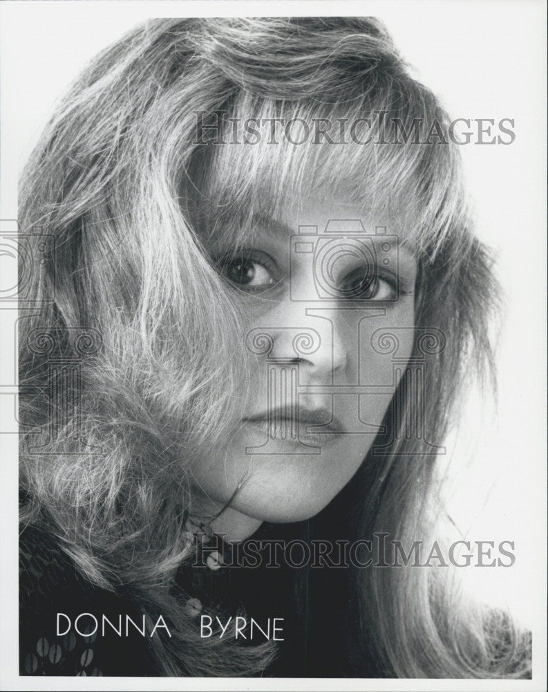 1990 Press Photo Jazz Singer Donna Byrne - Historic Images