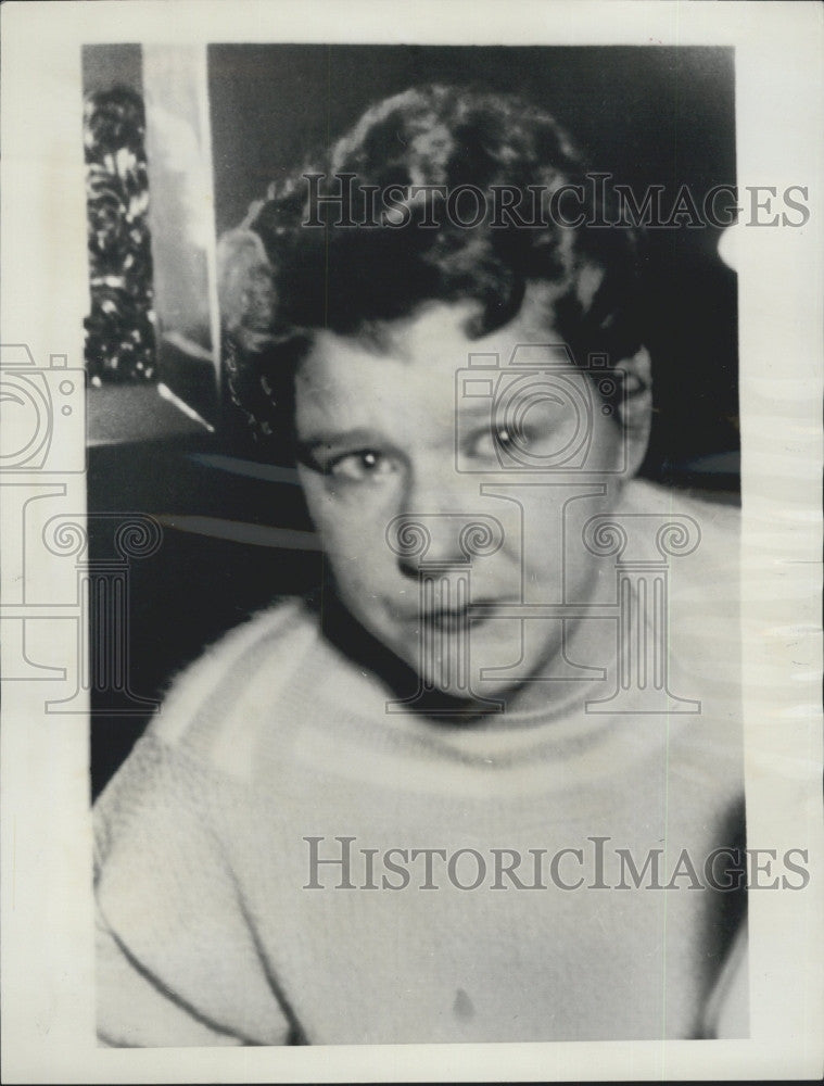 1956 Press Photo Kidnaper Gladys Bynum Baby Ronald Joseph Bucher - Historic Images