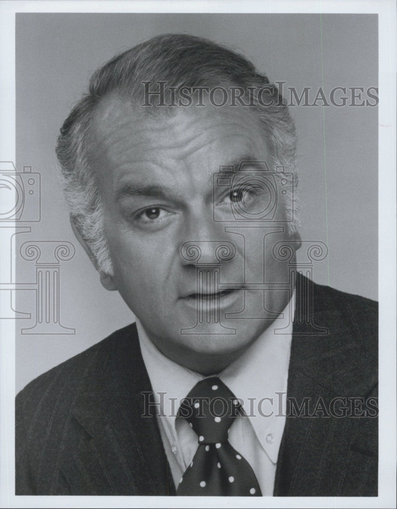 1984 Press Photo Actor Robert Mandan Of Roots, Search for Tomorrow Best Little - Historic Images