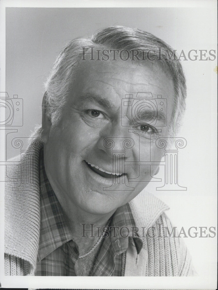 1982 Press Photo Actor Robert Mandan On CBS Private Benjamin - Historic Images