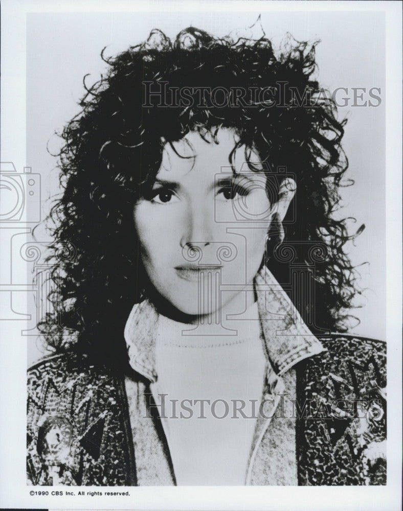 1990 Press Photo Melissa Manchester &quot;CBS&#39; Happy New Year America-1991&quot; - Historic Images