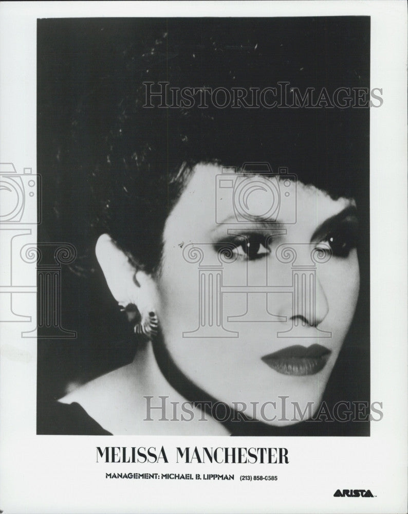 Press Photo Melissa Manchester on Arista label - Historic Images