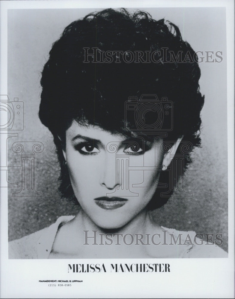 Press Photo Singer  Melissa Manchester on Arista label - Historic Images