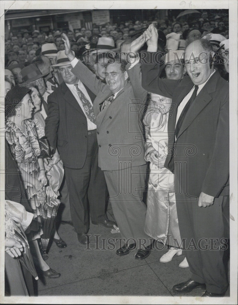 1947 Press Photo Speaker Joseph Martin Jr at Non-Partisan Testimonial - Historic Images