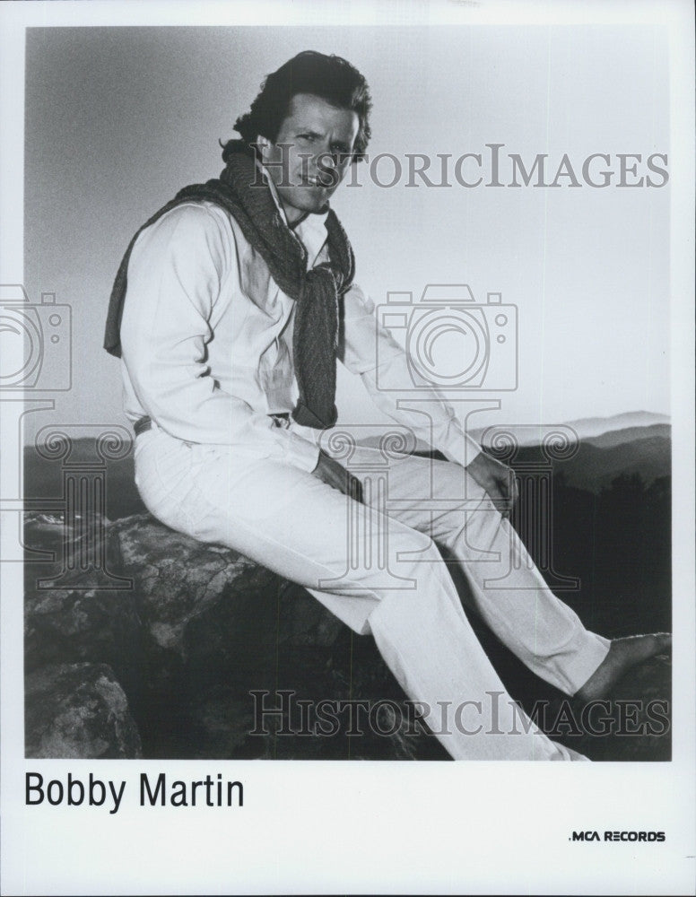 Press Photo Singer, Bobby Martin on MCA Records - Historic Images