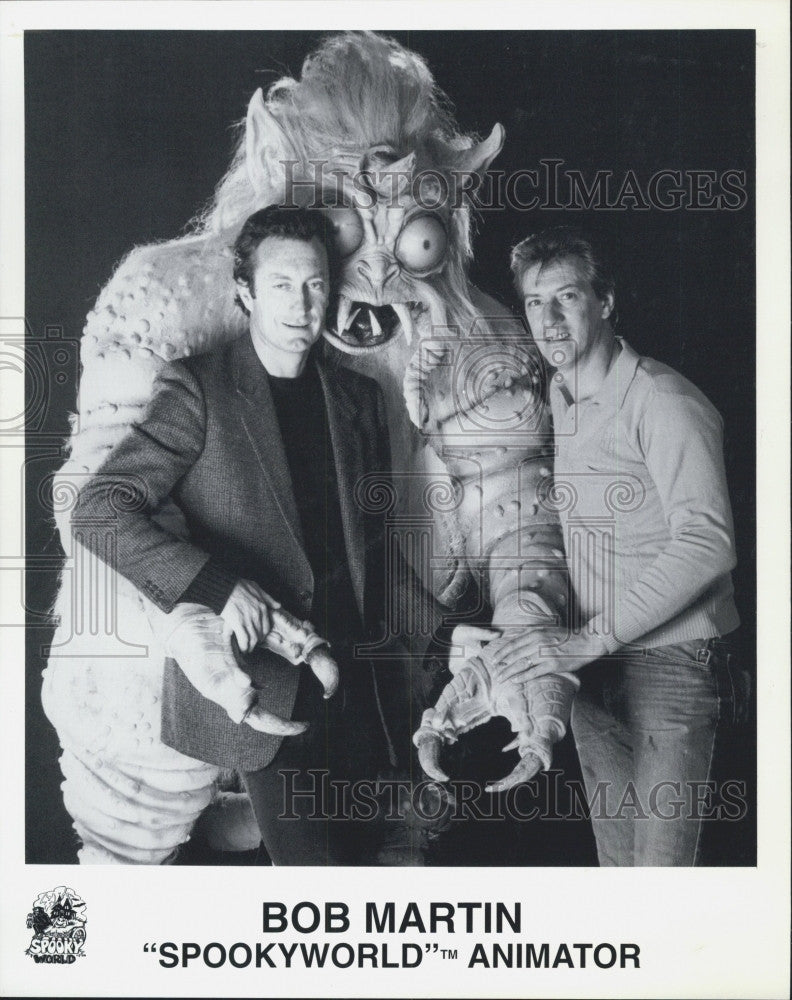 Press Photo Bob Martin &quot;Spookyworld&quot;tm animator - Historic Images