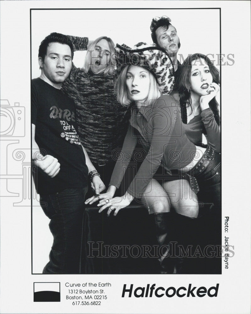 Press Photo Musical Group Halfcocked of Curve of the Earth - Historic Images