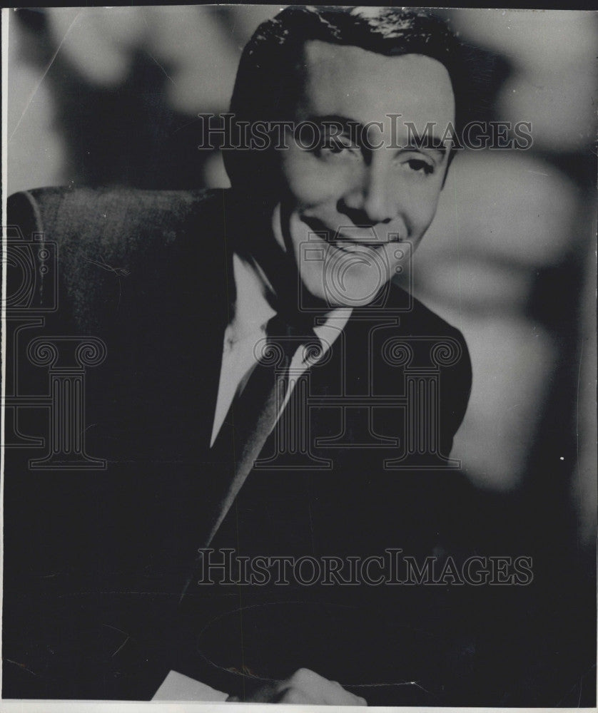 1964 Press Photo Baritone Al Martino Italian American Pop Crooner - Historic Images