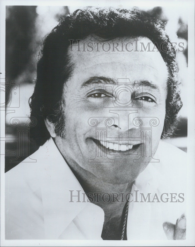 1978 Press Photo Italian American Actor and Singer Al Martino - Historic Images