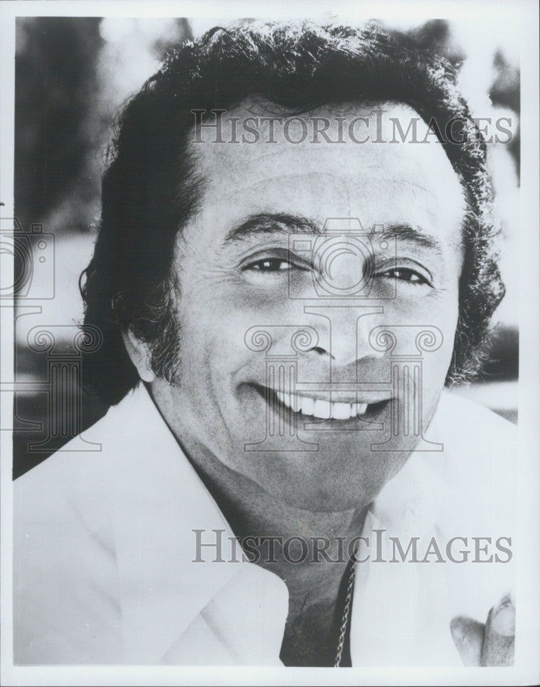 1978 Press Photo Al Martino Italian American Baritone and Actor - Historic Images