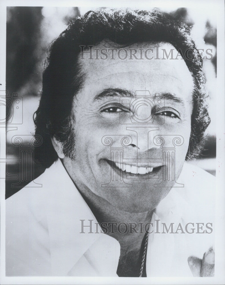 1978 Press Photo Italian American Singer and Actor Al Martino - Historic Images