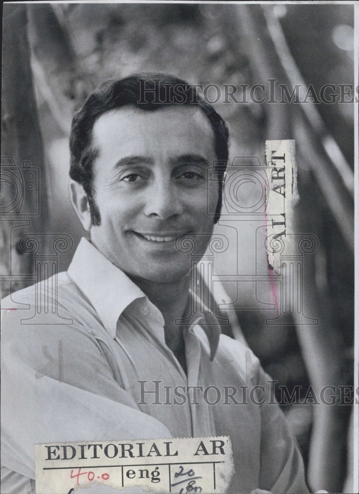 1970 Press Photo Actor/entertainer Al Martine - Historic Images