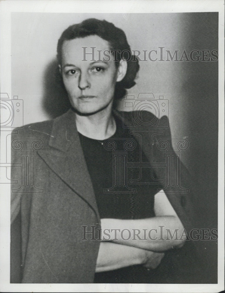 1947 Press Photo Mary Ann MArtin, arrested after escape from prison 13 years ago - Historic Images