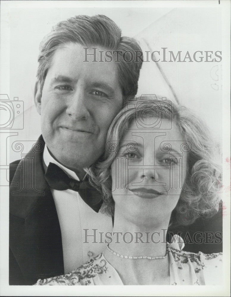 1979 Press Photo E Herrmann &amp; Blythe Danner &quot;A Love Affair:E &amp; Lou Gehrig Story&quot; - Historic Images