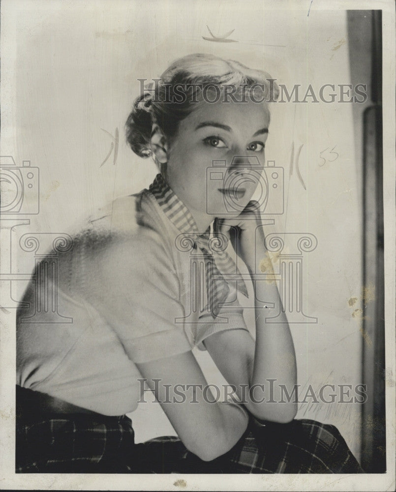 1955 Press Photo Terry Duhaimein Mother was a Bachelor - Historic Images