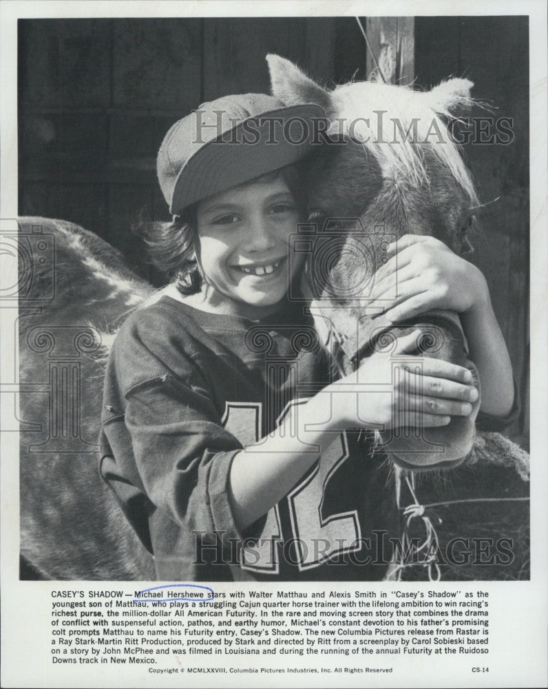 1978 Press Photo Michael Hershewe in &quot;Casey&#39;s Shadow&quot; - Historic Images