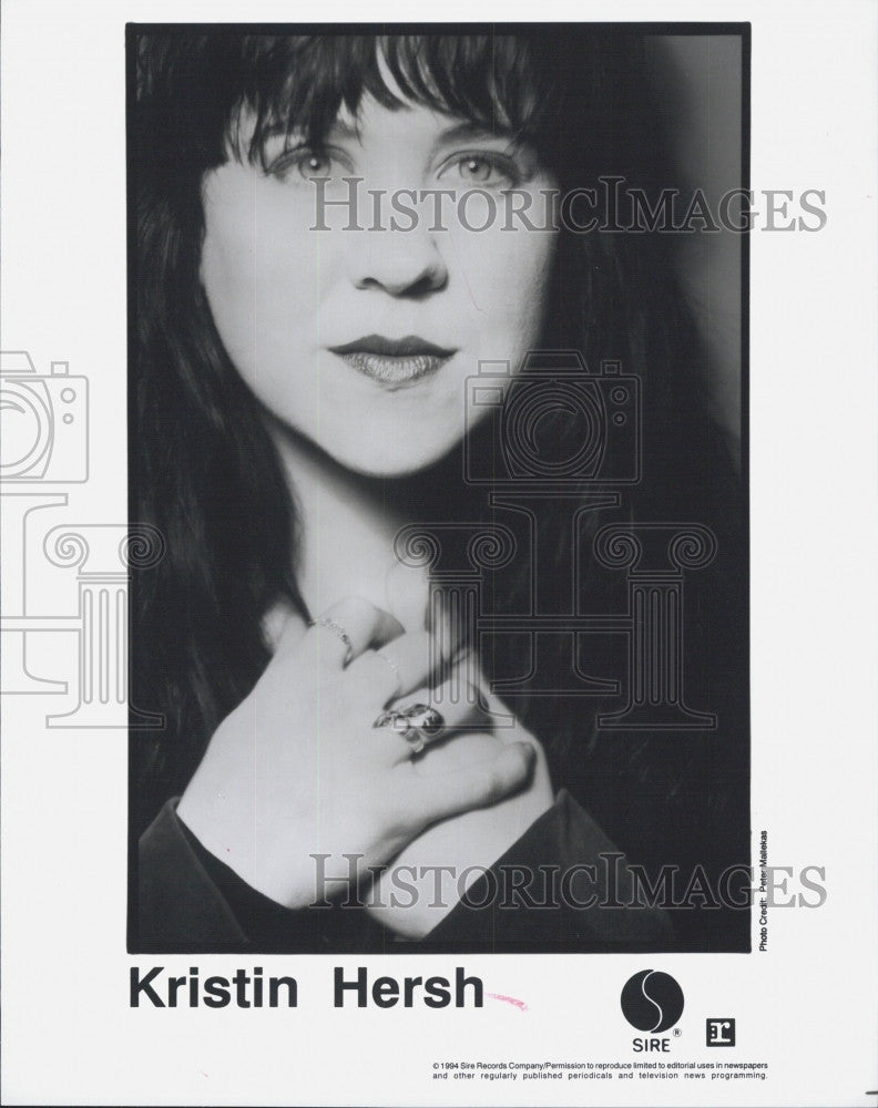 1994 Press Photo American Singer And Song Writer Kristin Hersh - Historic Images